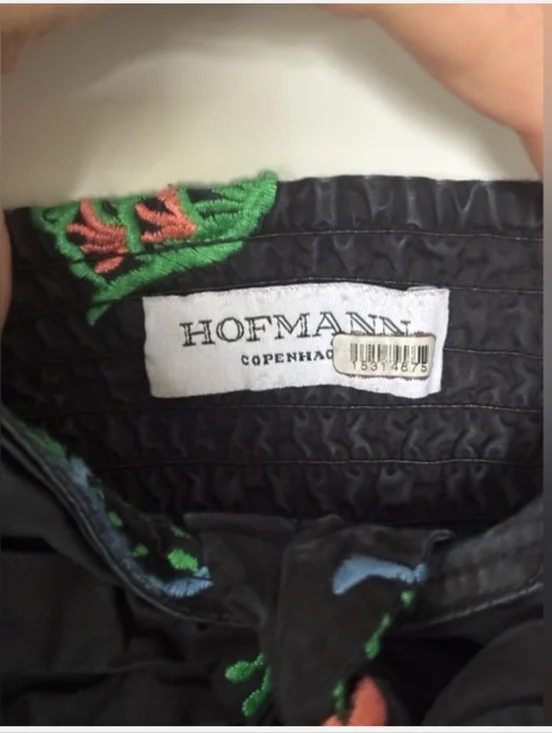 Hoffman Copenhagen Mikela Peplum Top Sz 38/6 - Picture 10 of 11